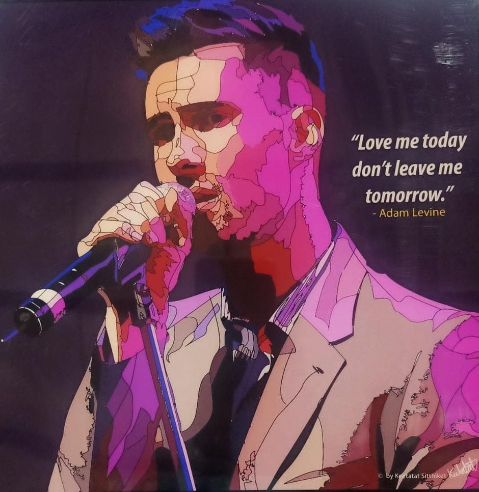 Adam Levine Pop Art (10'X10')
