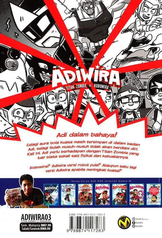 Adiwira #3: Titan Zombie Vs Robowira
