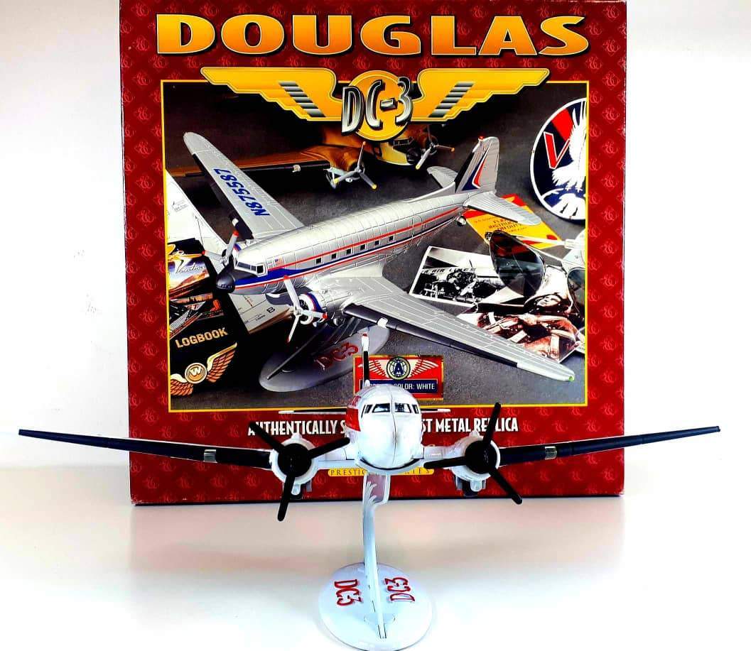 AIRCRAFT:COLOR WHITE -DOUGLAS DC-3
