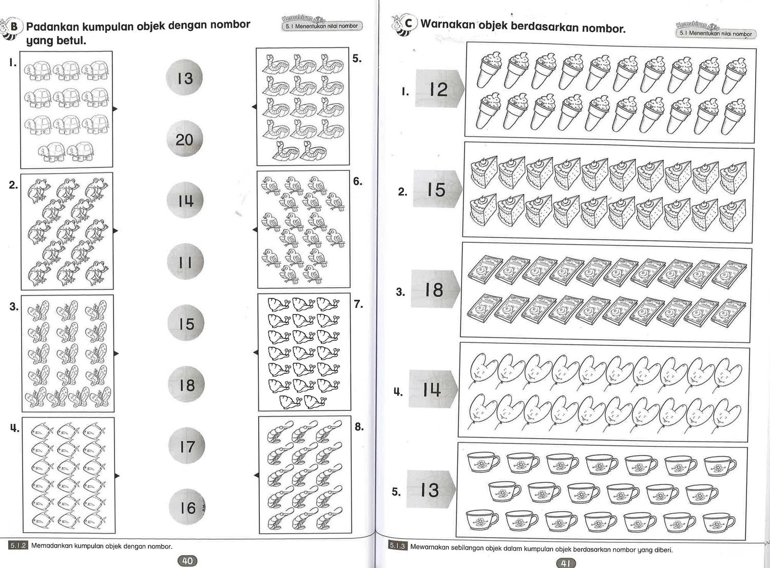 Aktiviti Menuju Tahun 1 - Matematik