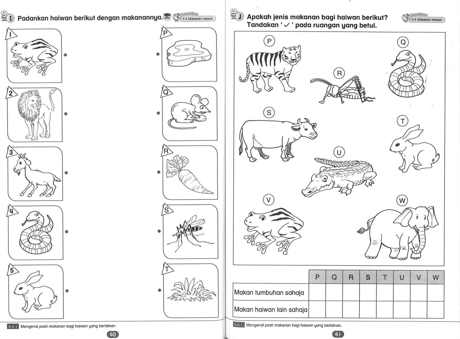 Aktiviti Menuju Tahun 1 - Sains