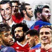 ALL STARS FOOTBALL PLAYER POP ART (10X10)