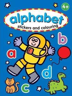 Alphabet Sticker and Colouring