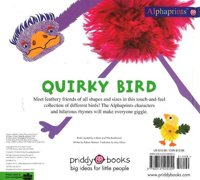 Alphaprints: Quirky Bird And Other Feathered Friends