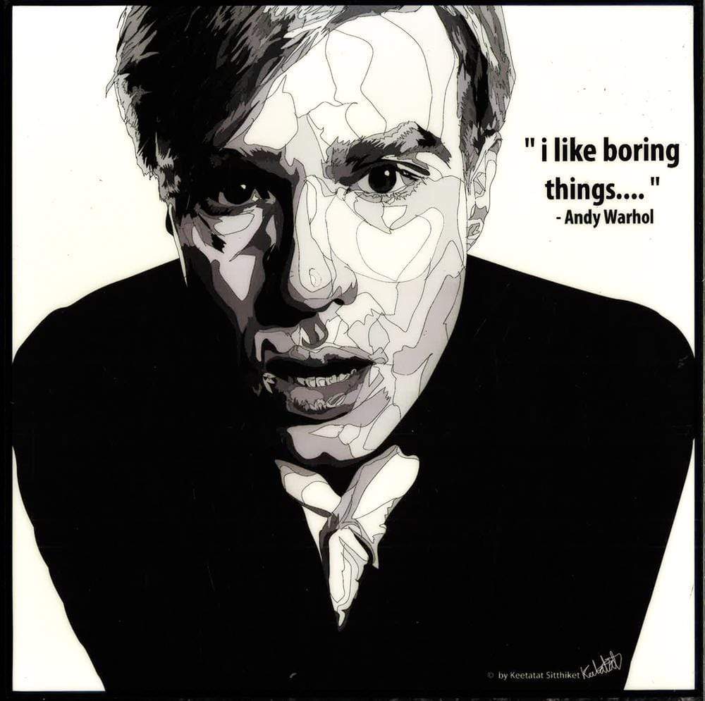 ANDY WARHOL: WHITE POP ART (10'X10')