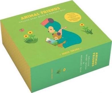 Animal Friends Deluxe Baby Book and Memory Box