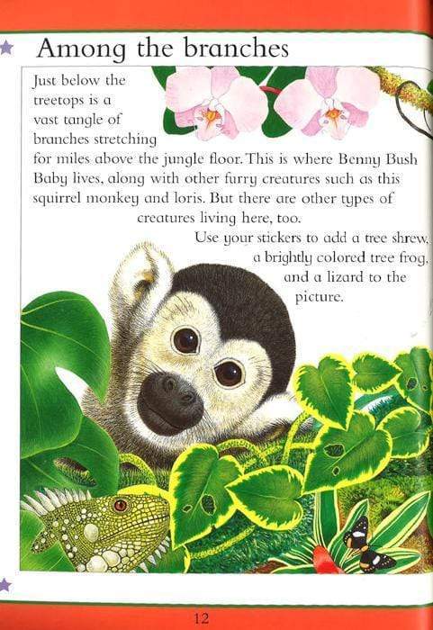 Animal Kingdom Sticker Activity Book: Jungles And Oceans