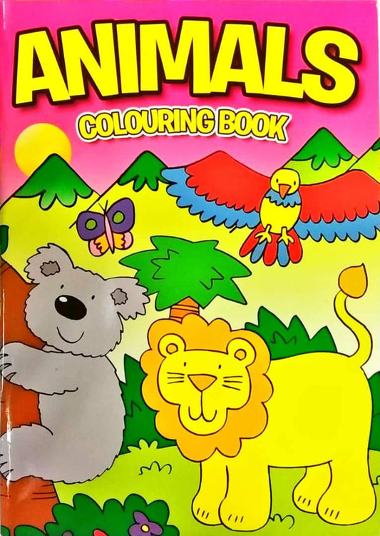 Animals Colouring Book (Pink)
