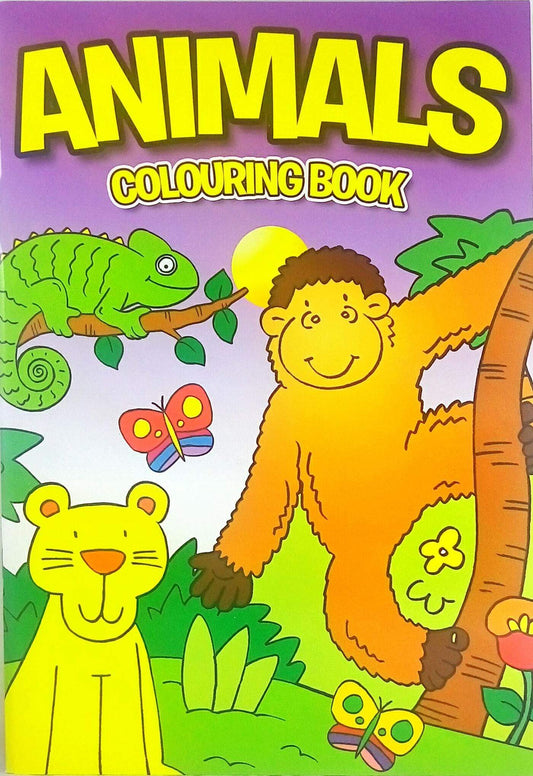 Animals Colouring Book (Purple)