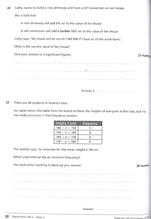 Aqa Gcse 9-1 Maths Foundation Practice Papers: Ideal For Home Learning, 2021 Assessments And 2022 Exams (Collins Gcse Grade 9-1 Revision)