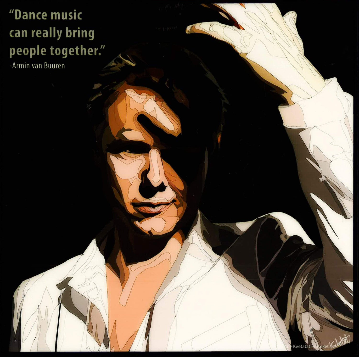 ARMIN VAN BUUREN POP ART (10X10)