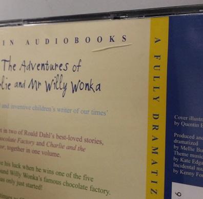 Audiobook: The Adventures of Charlie and Mr Willy Wonka