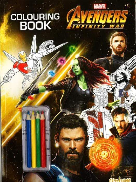 Avengers Infinity War - Colouring Book