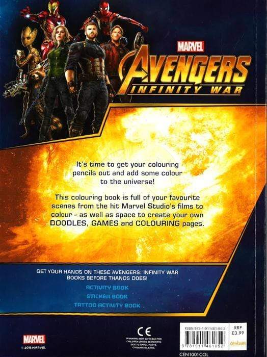 Avengers Infinity War - Colouring Book