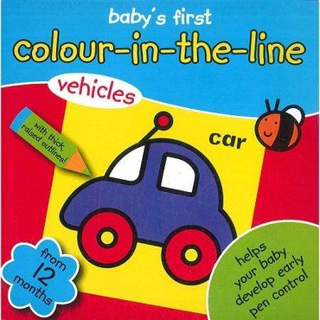 Babys First Colour-in-the-Line Colouring Book