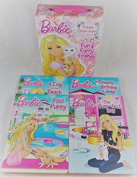 Barbie: Fun and Furry Friends Book Set (4 Books)