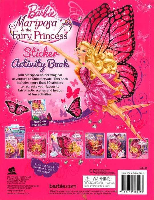Barbie Mariposa Sticker Activity