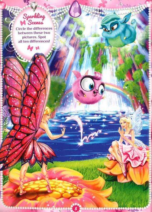 Barbie Mariposa Sticker Activity