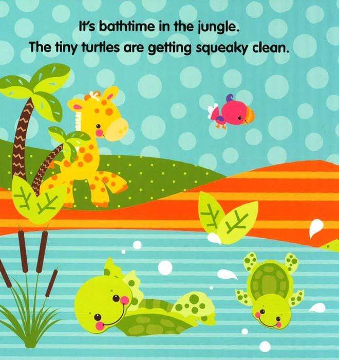 Bathtime For Baby Giraffe