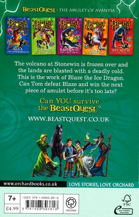 Beast Quest: Blaze The Ice Dragon: Series 4 Book 5