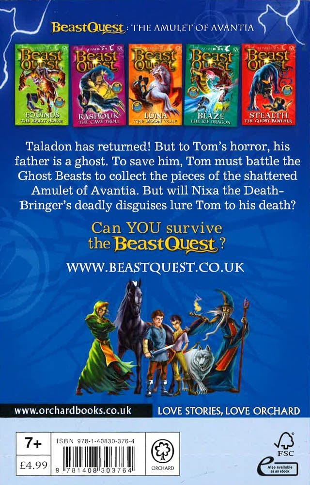 Beast Quest: Nixa The Death-Bringer: Series 4 Book 1