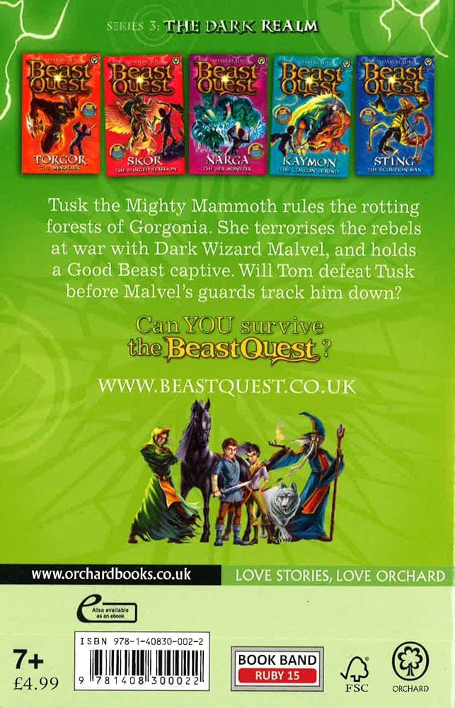 Beast Quest: Tusk The Mighty Mammoth: Series 3 Book 5
