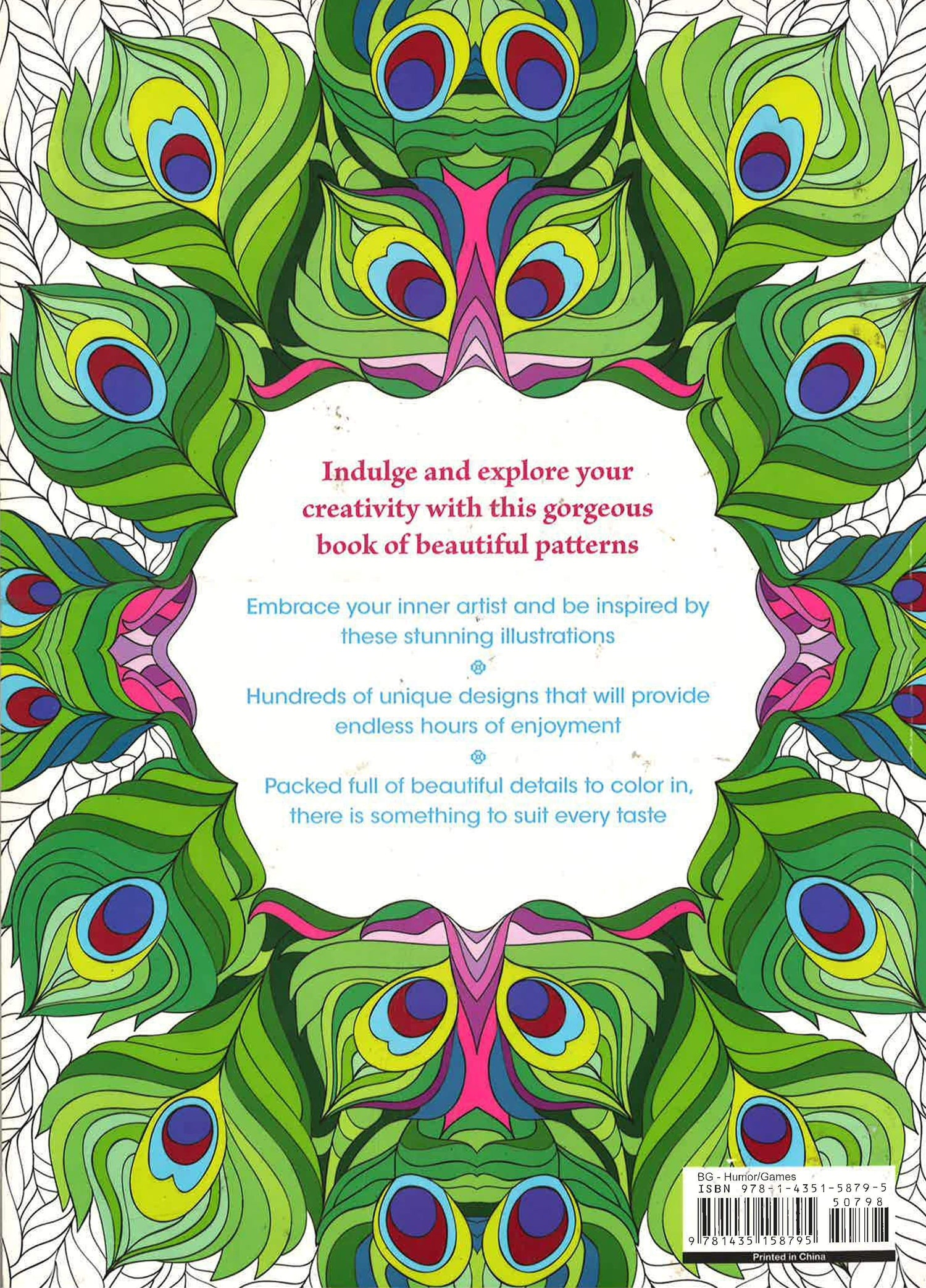 Beautiful Patterns: Creative Coloring For Grown-Ups