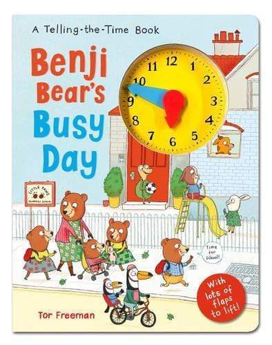 Benji Bear's Busy Day: A Telling The Time Book (Board Book)