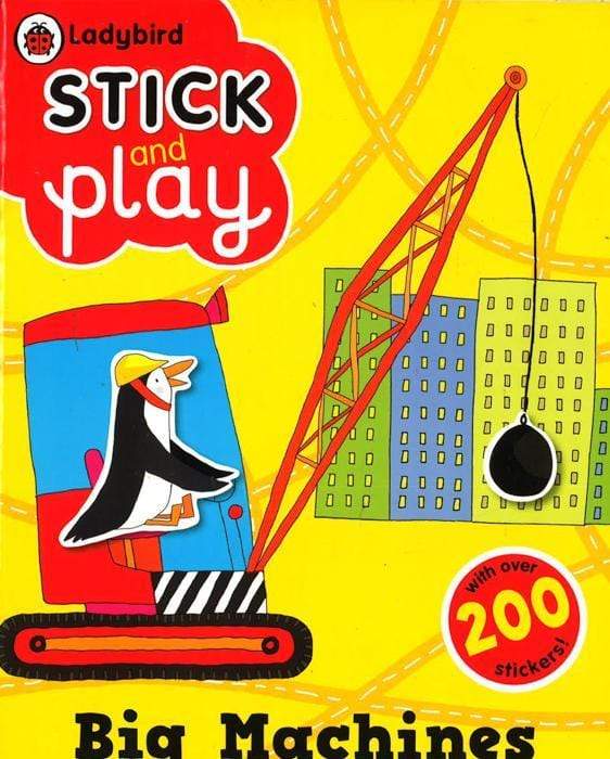 Big Machines: Ladybird Stick And Play Activity Book