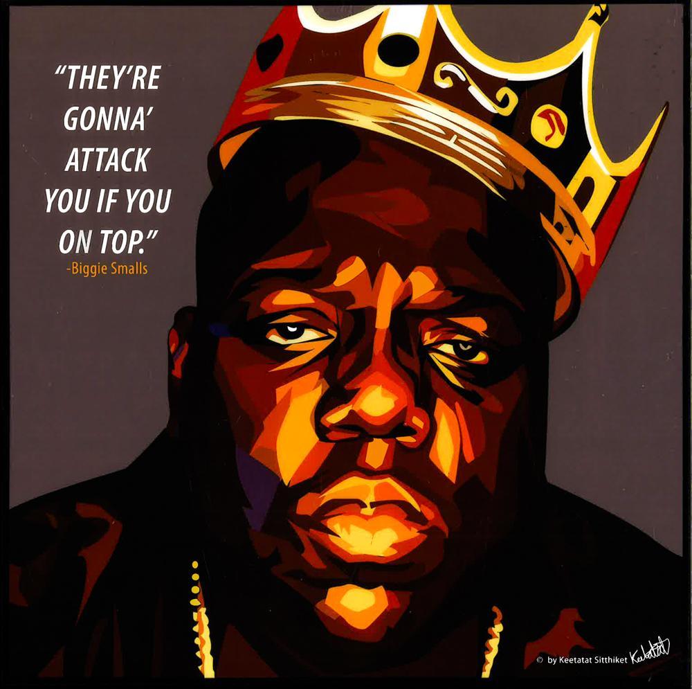 BIGGIE SMALLS POP ART (10X10)