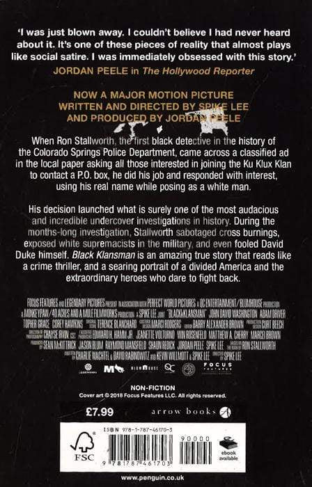 Black Klansman: Now A Major Motion Picture