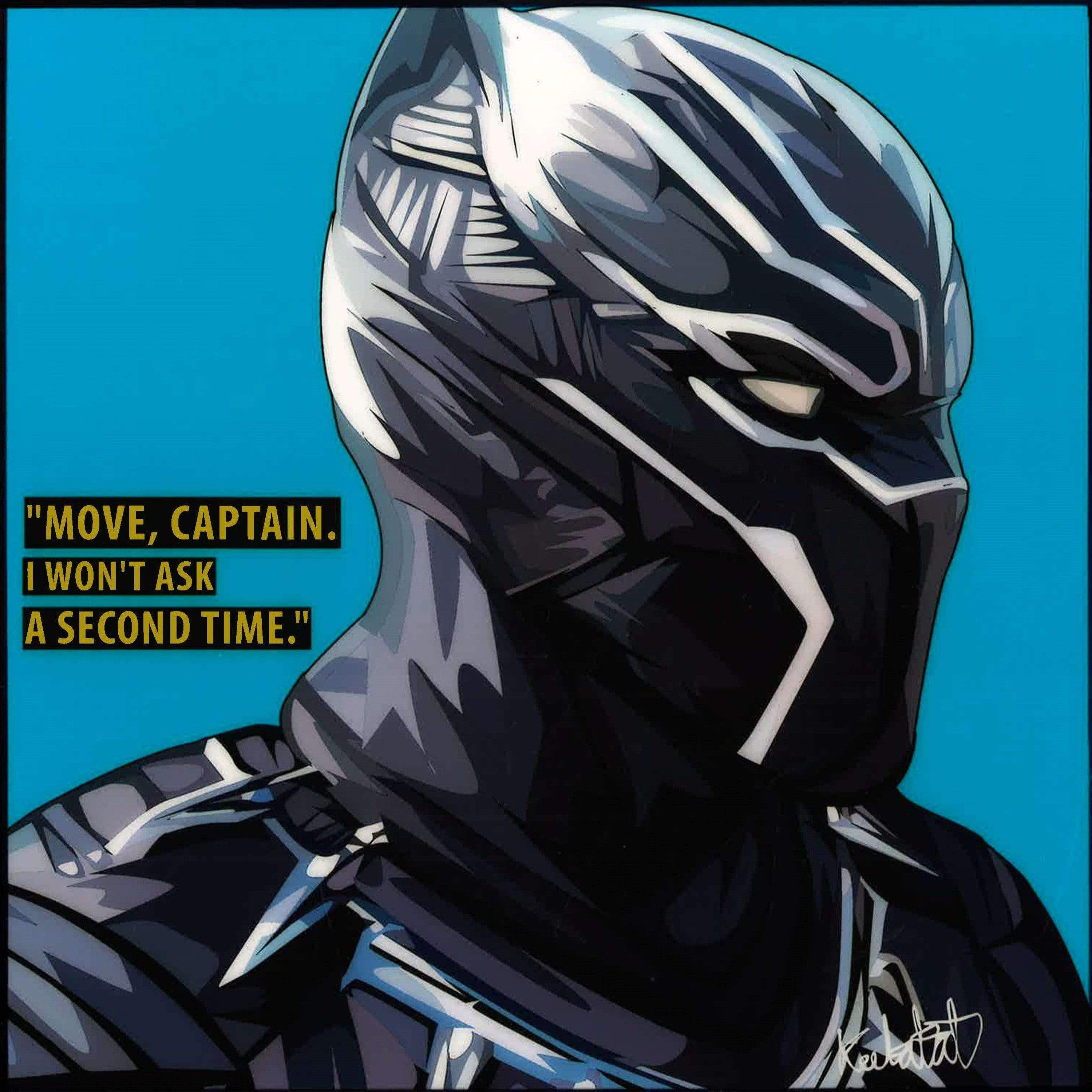 Black Panther: Move, Captain. Time Pop Art (10X10) – Bookxcess