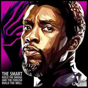 BLACK PANTHER VER.2_THE SMART POP ART (10X10)