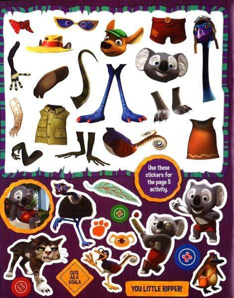 Blinky Bill The Movie - Sticker Scene Fun