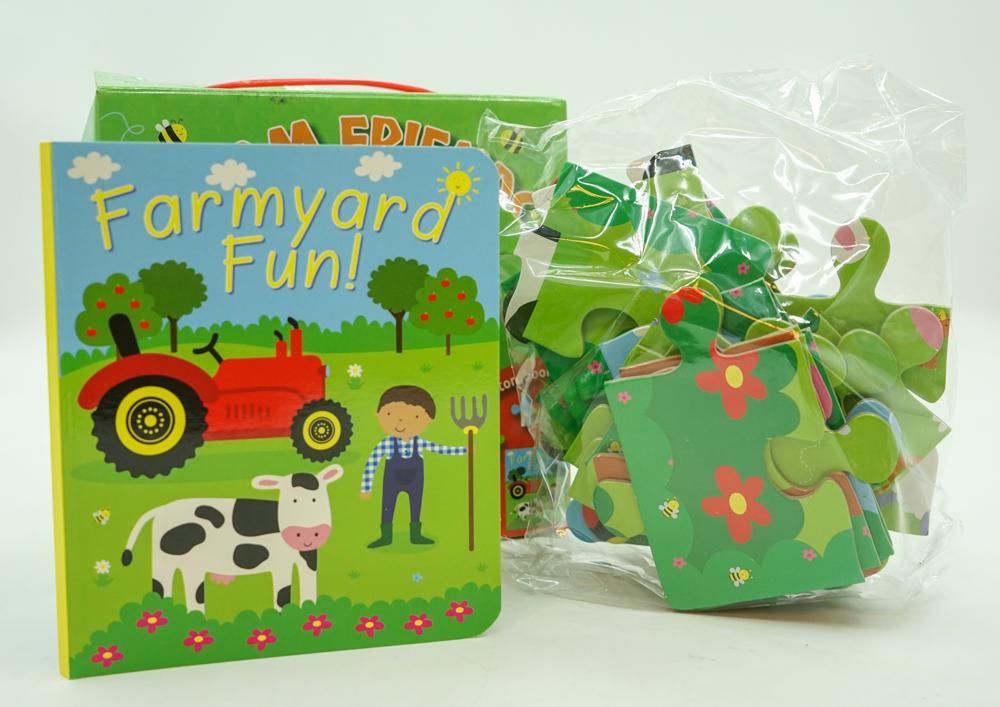 Book & Jigsaw Set: Farm