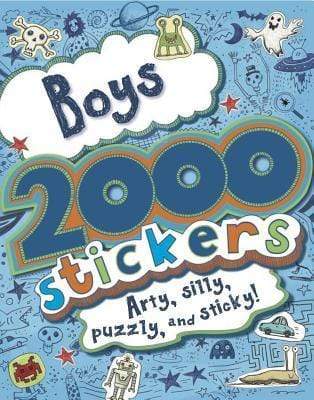 Boys 2000 Stickers, Arty, Silly,Puzzly and Sticky
