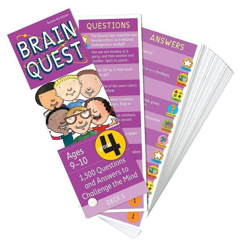 Brain Quest Grade 4 : 1,500 Questions and Answers to Challenge the Mind
