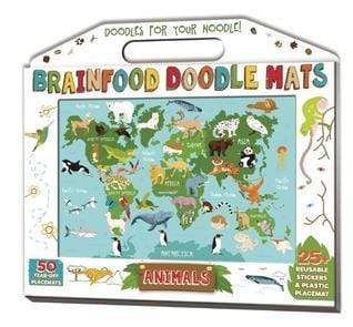 BRAINFOOD DOODLE MATS : ANIMALS