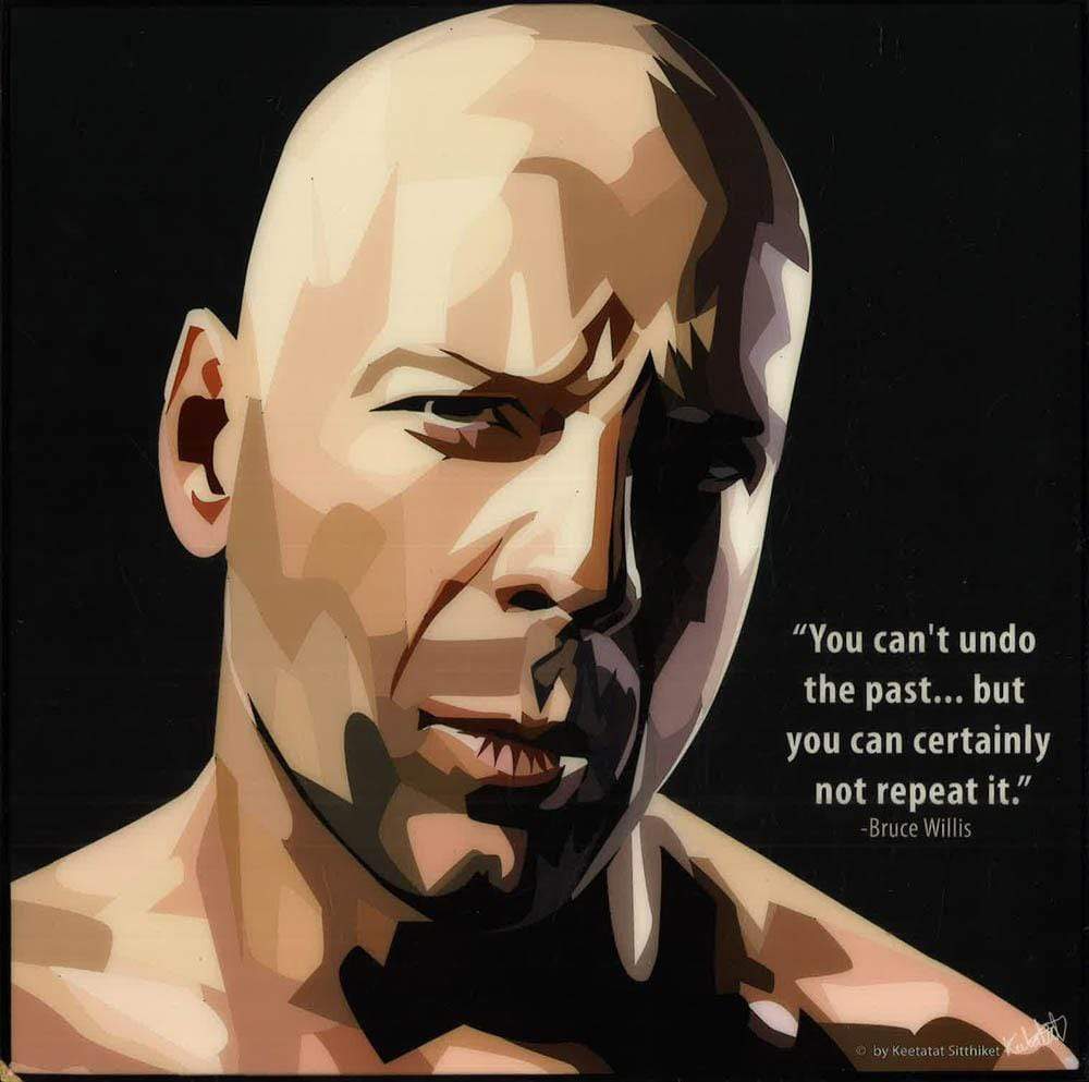 BRUCE WILLIS POP ART (10X10)