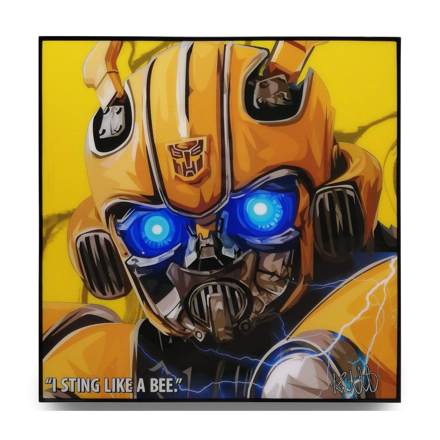 BUMBLEBEE_I STING LIKE A BEE POP ART (10X10)