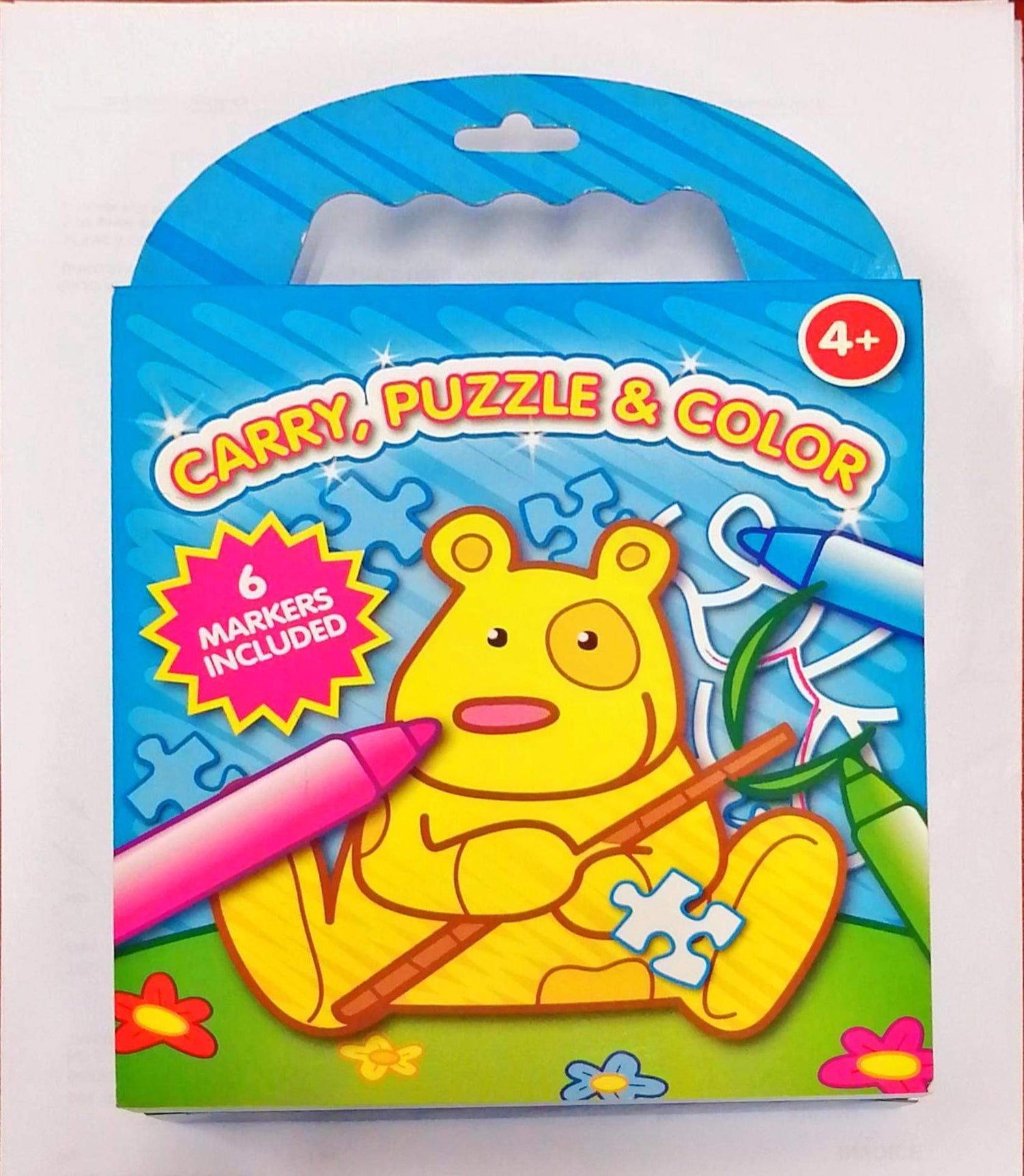 Carry, Puzzle & Color: Blue