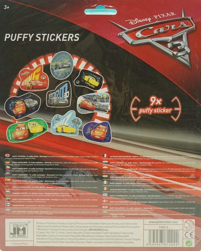 Cars: Puffy Stickers