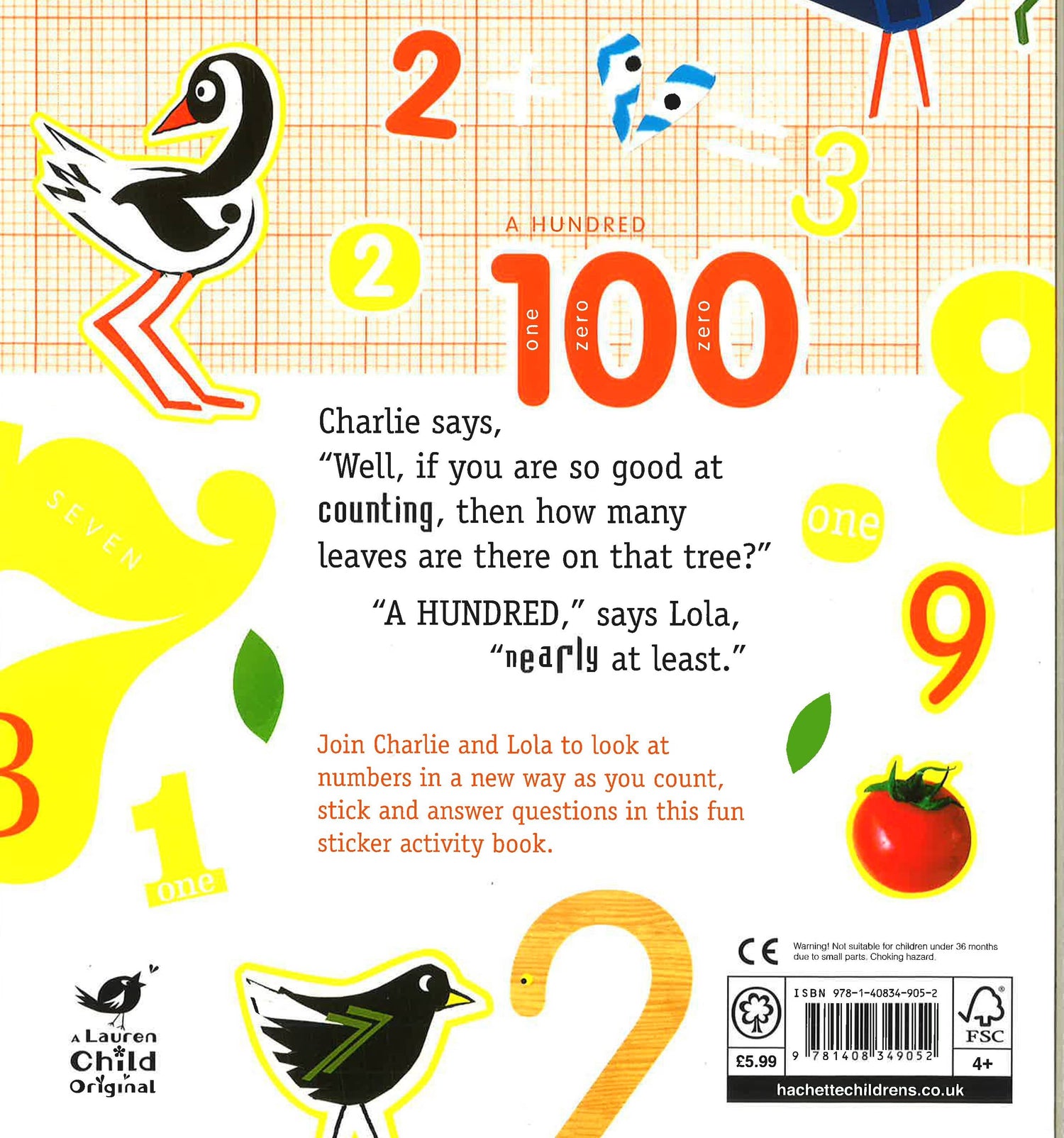 Charlie & Lola: Exactly One Numbers Sticker Activity Book