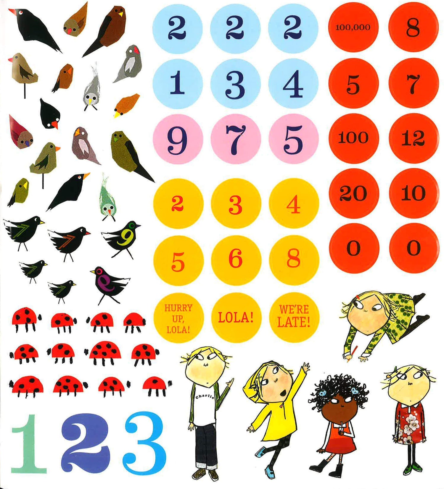 Charlie & Lola: Exactly One Numbers Sticker Activity Book