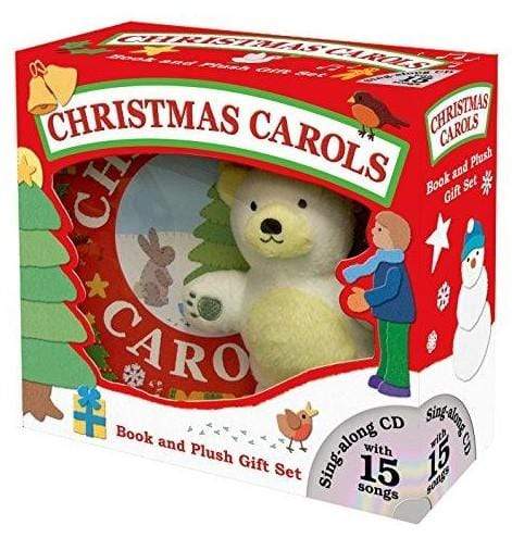 Christmas Carols Book and Plush Gift Set with CD