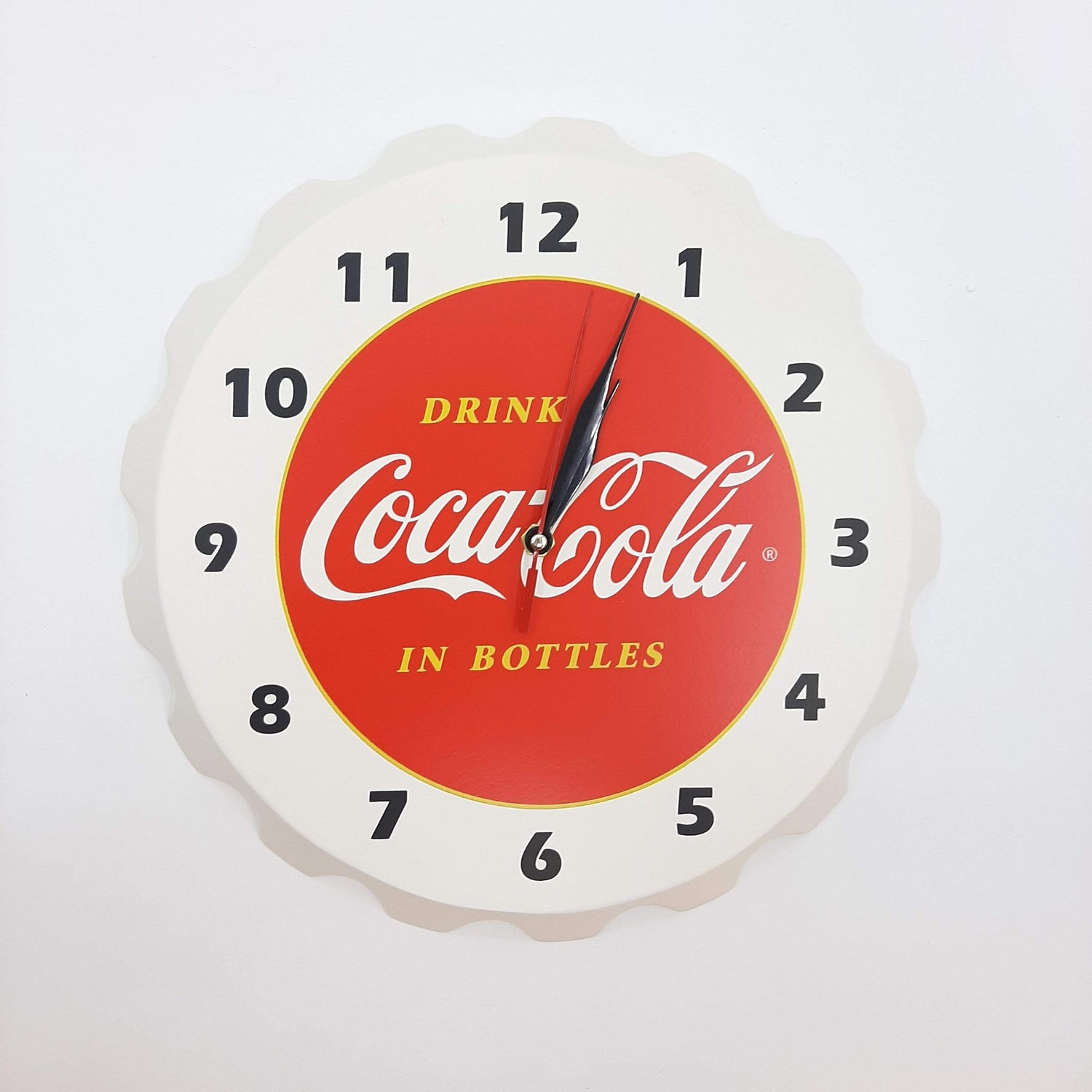 COCA - COLA 3-D CROWN WALL CLOCK
