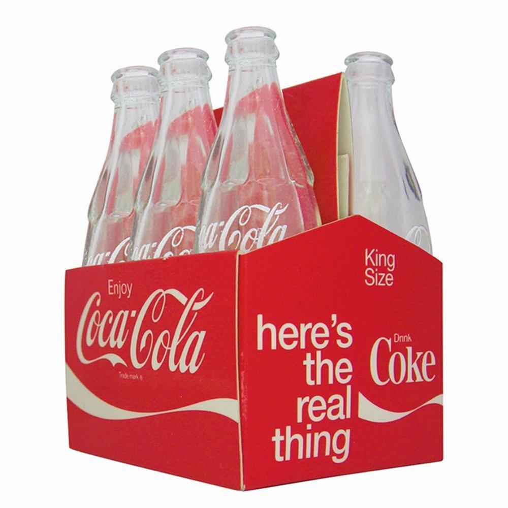 Coca Cola Empty Bottle Six Pack Carton Miniature