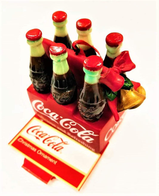 Coca Cola Ornament Cooler W/Holly