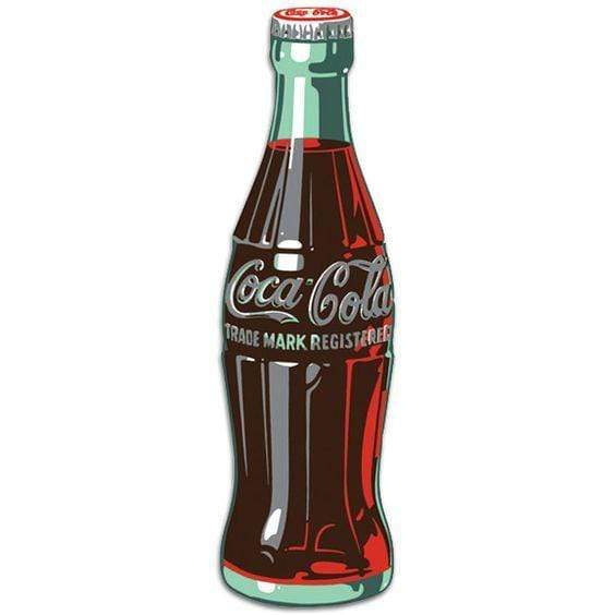 Coca - Cola Wood Contour Bottle Sign