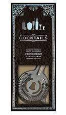 Cocktails Gift Set: Book and Cocktail Strainer